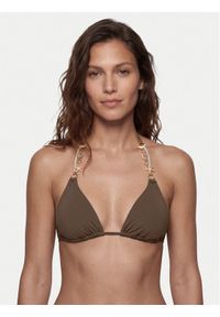 Guess Góra od bikini E6GJ00 KF412 Brązowy. Kolor: brązowy. Materiał: syntetyk #1
