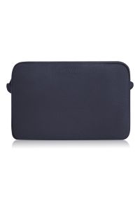 Pudełkowa listonoszka skórzana PAOLO PERUZZI IN-62-DB granatowa. Kolor: niebieski. Sezon: lato. Materiał: skórzane. Styl: casual, elegancki, klasyczny. Rodzaj torebki: na ramię #1