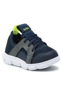 Sneakersy Bibi - Energy Baby New II 1107141 Navy/Graphite. Kolor: niebieski. Materiał: skóra, materiał