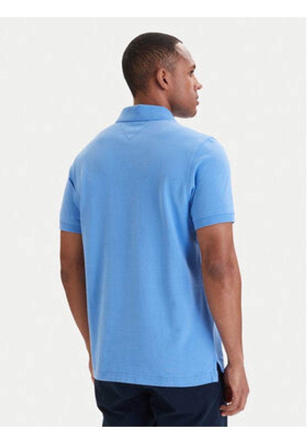 Tommy Jeans Polo DM0DM22711 Niebieski Regular Fit. Typ kołnierza: polo. Kolor: niebieski. Materiał: bawełna
