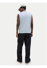 Jack & Jones - Jack&Jones Tank top Vesterbro 12250430 Błękitny Oversize. Kolor: niebieski. Materiał: bawełna #4