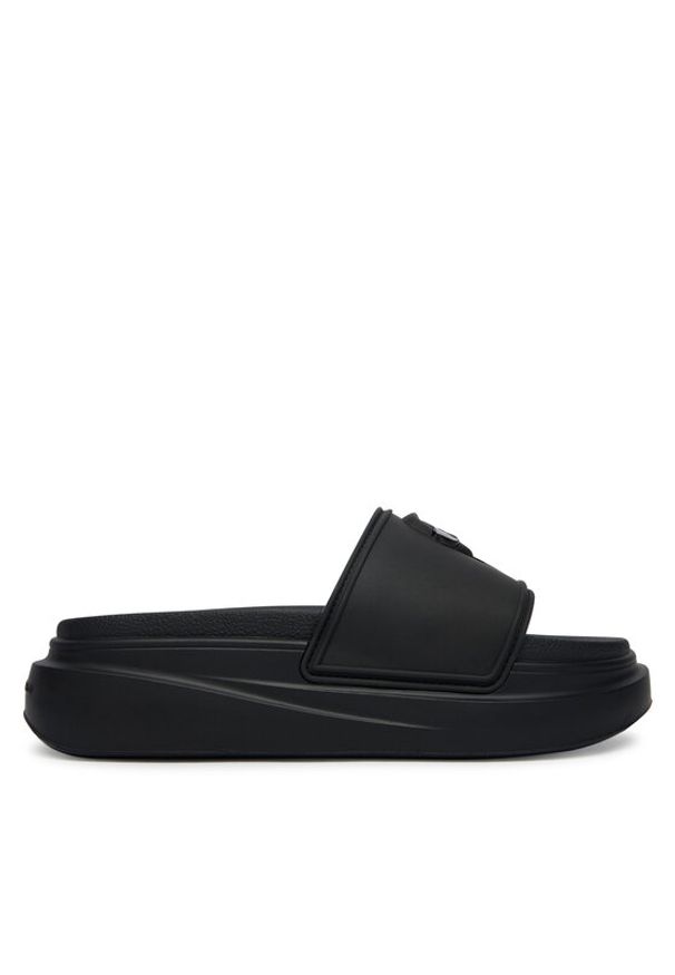 Karl Lagerfeld - KARL LAGERFELD Klapki KL88819C Czarny. Kolor: czarny. Materiał: syntetyk