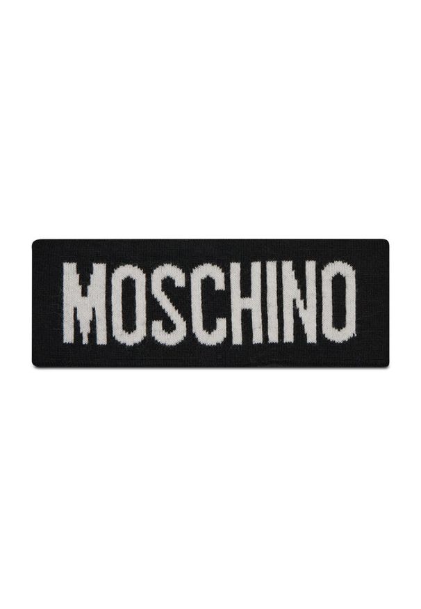 MOSCHINO Opaska materiałowa 65235 M2355 Czarny. Kolor: czarny. Materiał: materiał