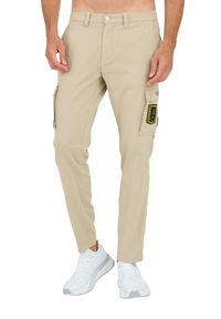 Aeronautica Militare - AERONAUTICA MILLITARE Beżowe bojówki TROUSERS. Kolor: beżowy