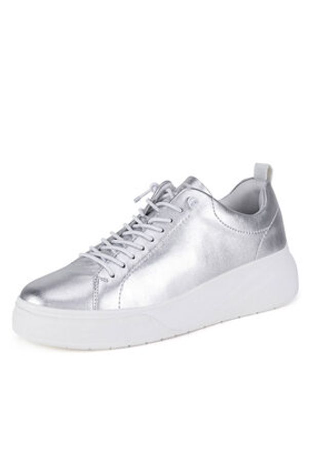 Rieker Revolution Lifestyle Półbuty W2301-90 Srebrny. Kolor: srebrny. Materiał: skóra