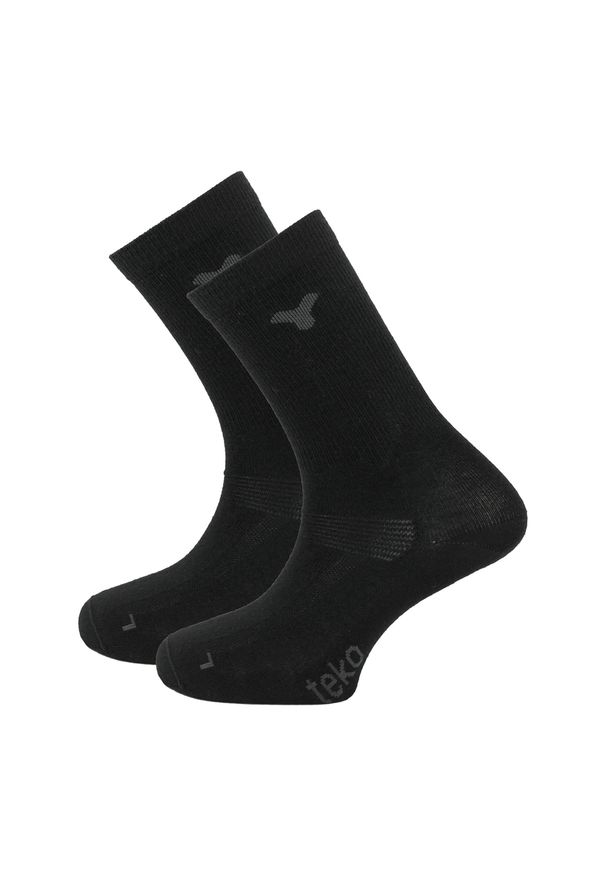 Skarpety trekkingowe TEKO Ecobaseliner 1.0 Merino 2 pary. Kolor: czarny