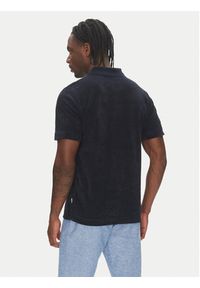 Lindbergh Polo 30-404263 Granatowy Relaxed Fit. Typ kołnierza: polo. Kolor: niebieski. Materiał: bawełna #4