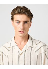 Wrangler - MESKA KOSZULA WRANGLER SS W RESORT SHIRT NATURAL STRIPE 112362750 #5