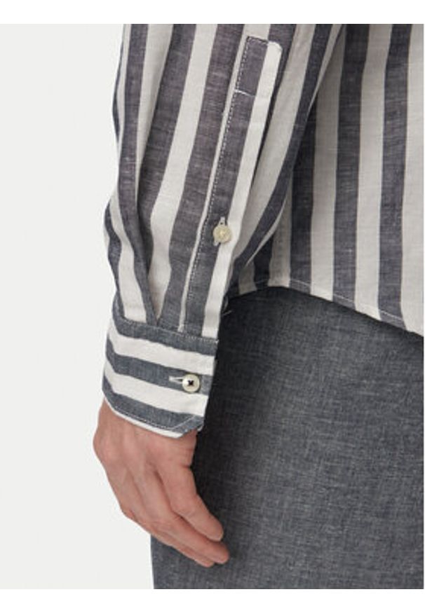 JOOP! Koszula Pit1 30102693 Granatowy Slim Fit. Kolor: niebieski. Materiał: bawełna