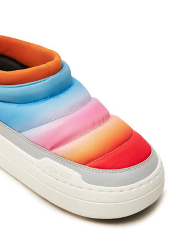 Moon Boot Botki Park Soft Sunrise 80D2470040 Kolorowy. Materiał: skóra. Wzór: kolorowy