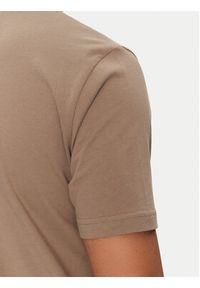 BOSS T-Shirt 50531271 Beżowy Regular Fit. Kolor: beżowy. Materiał: bawełna #5