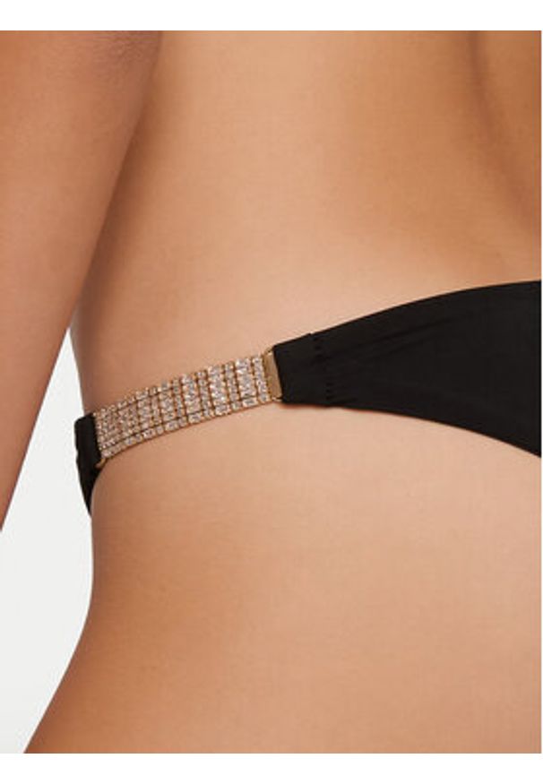 Guess Dół od bikini E6GO26 KG272 Czarny. Kolor: czarny. Materiał: syntetyk