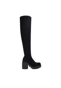 DeeZee Kozaki ZB362-2A Czarny. Kolor: czarny. Materiał: materiał
