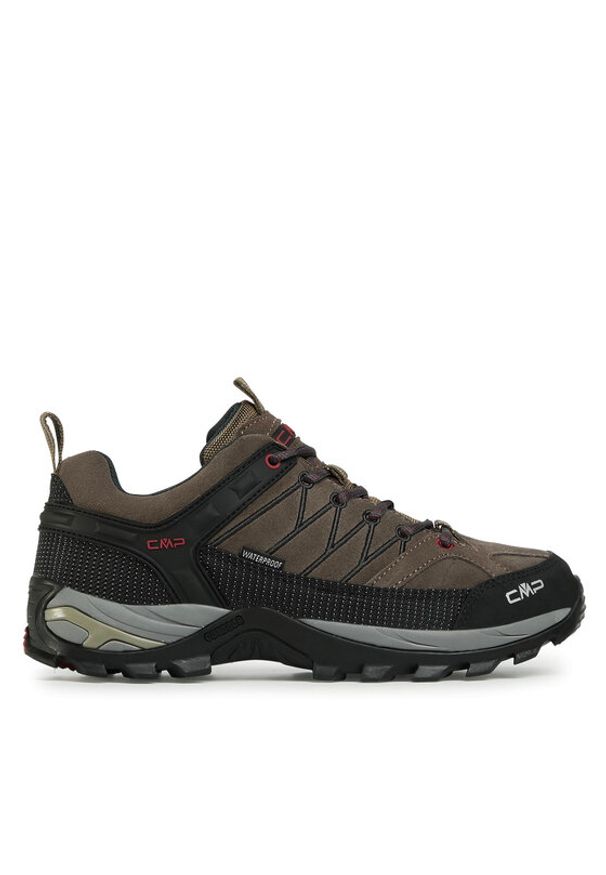 CMP Trekkingi Rigel Low Trekking Shoes Wp 3Q13247 Szary. Kolor: szary. Materiał: skóra, zamsz. Sport: turystyka piesza