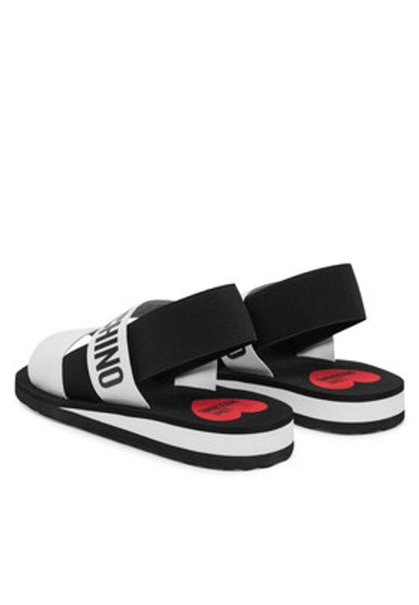 Love Moschino - LOVE MOSCHINO Sandały JA16033G0MJN410A Biały. Kolor: biały. Materiał: materiał
