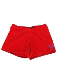 Spodnie do wody chłopięce Nike Jdi Swoosh. Kolor: czerwony. Długość: krótkie
