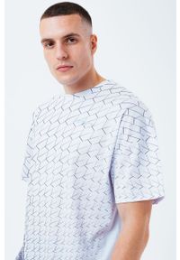 Hype T-shirt HEX męski kolor biały wzorzysty. Kolor: biały. Materiał: dzianina