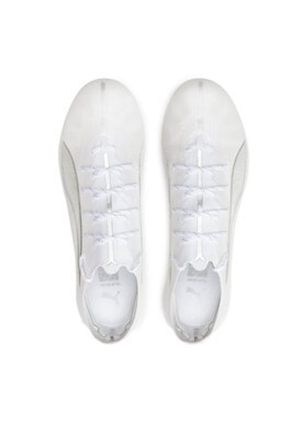 Puma Buty do piłki nożnej Ultra 5 Ultimate Fg 107683 Biały. Kolor: biały. Materiał: skóra