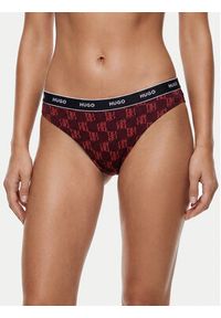 Hugo - HUGO Komplet stringów 50545703 Kolorowy. Materiał: bawełna. Wzór: kolorowy #8