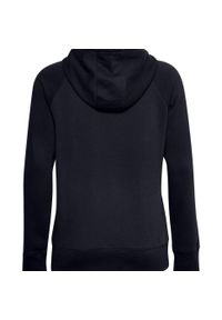 Under Armour Rival Fleece Logo Hoodie, damska bluza. Kolor: czarny, wielokolorowy, biały. Materiał: bawełna, poliester