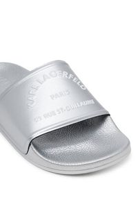 Karl Lagerfeld - KARL LAGERFELD Klapki Kondo 2.0 KL80908A Srebrny. Kolor: srebrny #6
