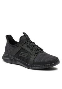 skechers - Skechers Sneakersy Elite Flex 52640/BBK Czarny. Kolor: czarny. Materiał: materiał, mesh