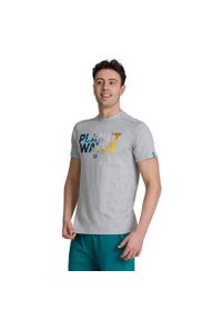 Koszulka Arena Arena Planet Water T-Shirt. Kolor: szary. Materiał: bawełna