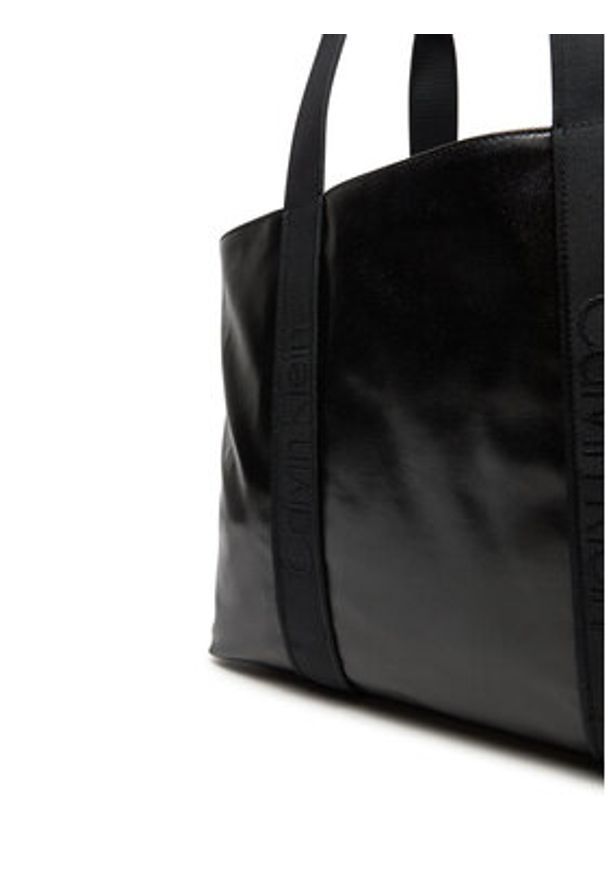 Calvin Klein Torebka Ultralight Water Repellent Tote LV04F3211G Czarny. Kolor: czarny