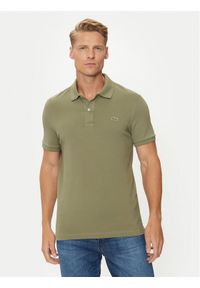 Lacoste Polo PH4012 Khaki Regular Fit. Typ kołnierza: polo. Kolor: brązowy. Materiał: bawełna #1