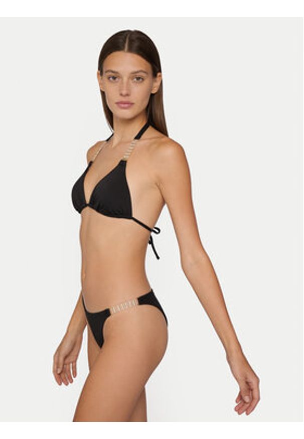Guess Dół od bikini E6GO26 KG272 Czarny. Kolor: czarny. Materiał: syntetyk