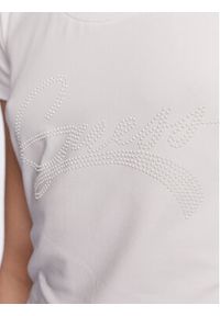 Guess T-Shirt Adelina W3RI14 J1314 Biały Slim Fit. Kolor: biały. Materiał: bawełna #3