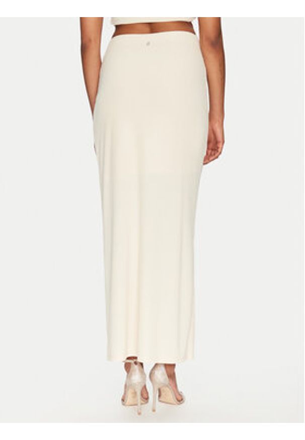 Guess Spódnica midi W5GD0E KAQL2 Beżowy Regular Fit. Kolor: beżowy