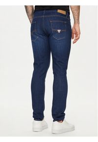 Guess Jeansy M4YA27 D5DG1 Niebieski Super Skinny Fit. Kolor: niebieski