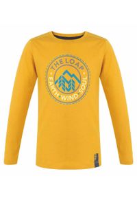 Lowa - T-shirt dla dzieci Loap Bilong 116 z miękkiej bawełny. Kolor: fioletowy. Materiał: bawełna