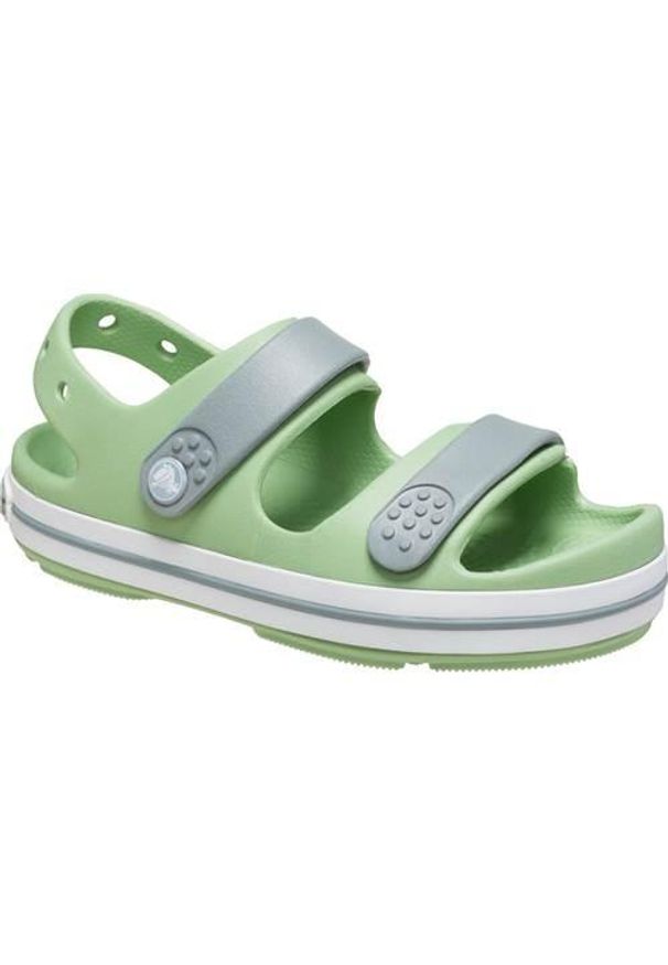 Buty do chodzenia niemowlęce Crocs Crocband Cruiser. Zapięcie: rzepy. Kolor: zielony. Materiał: materiał, syntetyk. Sport: turystyka piesza