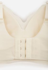 Renee - Jasnobeżowy Bezszwowy Biustonosz z Usztywnieniem Bez Fiszbin Zeritha. Kolor: beżowy. Materiał: tkanina #3