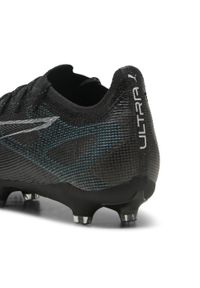 Puma - Buty piłkarskie ULTRA 5 PRO FG/AG PUMA Black Silver Bright Aqua Metallic Blue. Kolor: czarny, szary, niebieski, wielokolorowy. Sport: piłka nożna