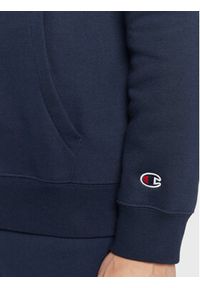 Champion Bluza Embroidered Small Logo 217869 Granatowy Regular Fit. Kolor: niebieski. Materiał: bawełna #3