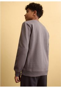 bonprix - Bluza z miękkiej mieszanki bawełny. Kolor: szary. Materiał: bawełna #3