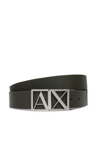 Armani Exchange Pasek Męski XM002664 AF22854 M8327 Czarny. Kolor: czarny. Materiał: skóra #1