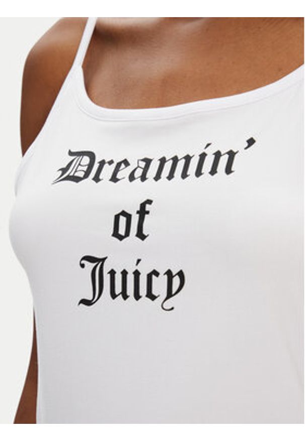Juicy Couture Top Dream Of Vest JCLCT125505 Biały Slim Fit. Kolor: biały. Materiał: syntetyk