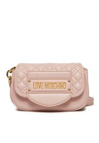 Love Moschino - LOVE MOSCHINO Torebka JC4056PP1ILA0601 Różowy. Kolor: różowy. Materiał: skórzane