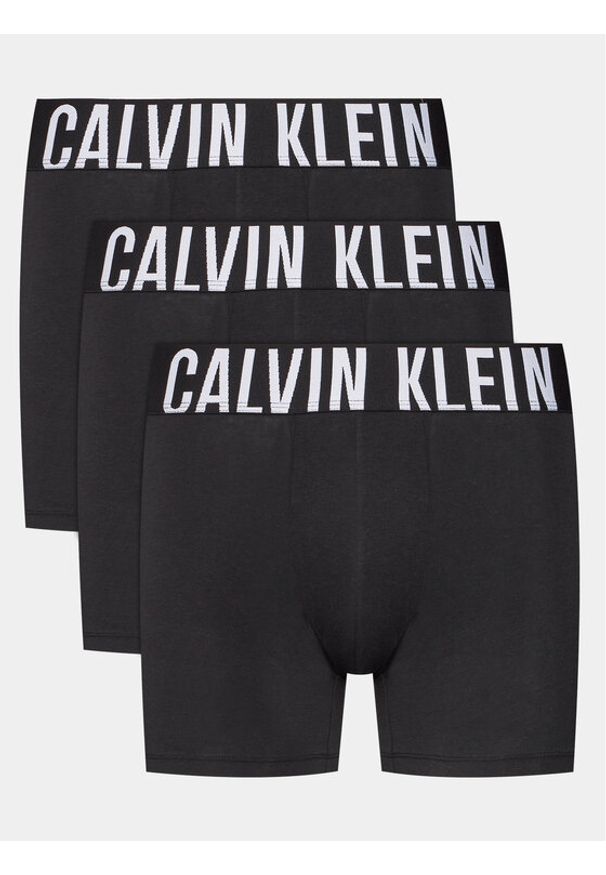 Calvin Klein Underwear Komplet 3 par bokserek 000NB3609A Czarny. Kolor: czarny. Materiał: bawełna