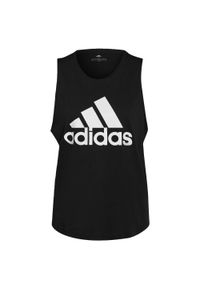 Adidas - Damski tank top adidas Essentials Big Logo. Kolor: biały, czarny, wielokolorowy. Materiał: materiał. Sezon: lato