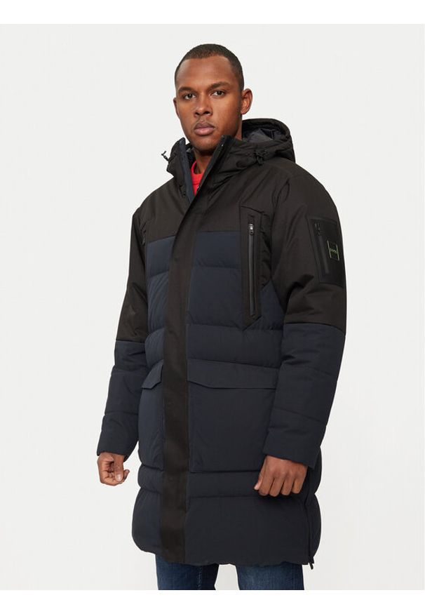 BOSS Kurtka puchowa 50515113 Granatowy Regular Fit. Kolor: niebieski. Materiał: syntetyk