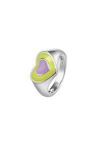 W.KRUK PROMOCJA Pierścionek - mosiądz, Bez kamienia - PDL/PF366. Materiał: z mosiądzu. Wzór: kolorowy #1