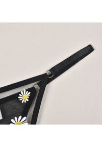 Intica - Komplet bieliźniarski z delikatnym wzorem i szerokimi ramiączkami Jeongeun. Kolor: czarny. Materiał: materiał #4