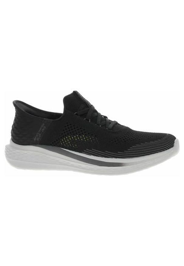 skechers - Buty do chodzenia męskie Skechers 210810BLK. Kolor: czarny. Materiał: syntetyk, materiał. Szerokość cholewki: normalna. Sport: turystyka piesza