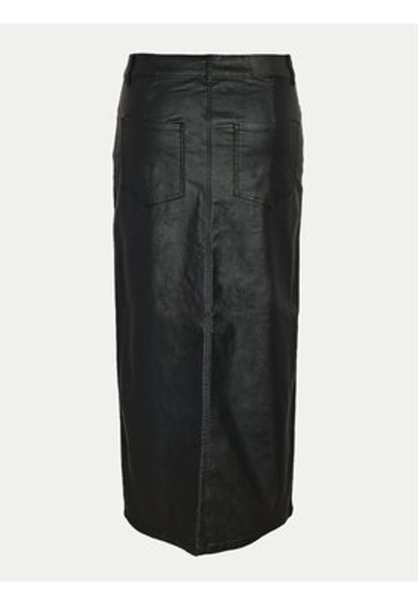 Noisy may - Noisy May Spódnica z imitacji skóry Kath 27031002 Czarny Regular Fit. Kolor: czarny. Materiał: skóra