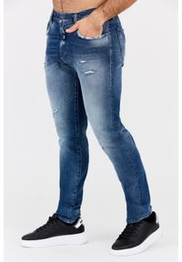 Diesel - DIESEL Niebieskie męskie jeansy 2019 D-STRUKT, Rozmiar 36/32. Okazja: na co dzień. Kolor: niebieski. Styl: casual, klasyczny #2